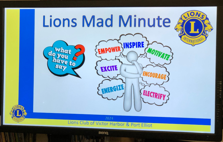 Lions Mad Minute at PES June 2025