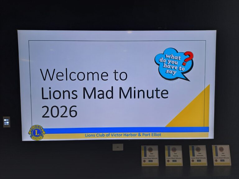 Lions Mad Minute @ Investigator College on 6th August 2026
